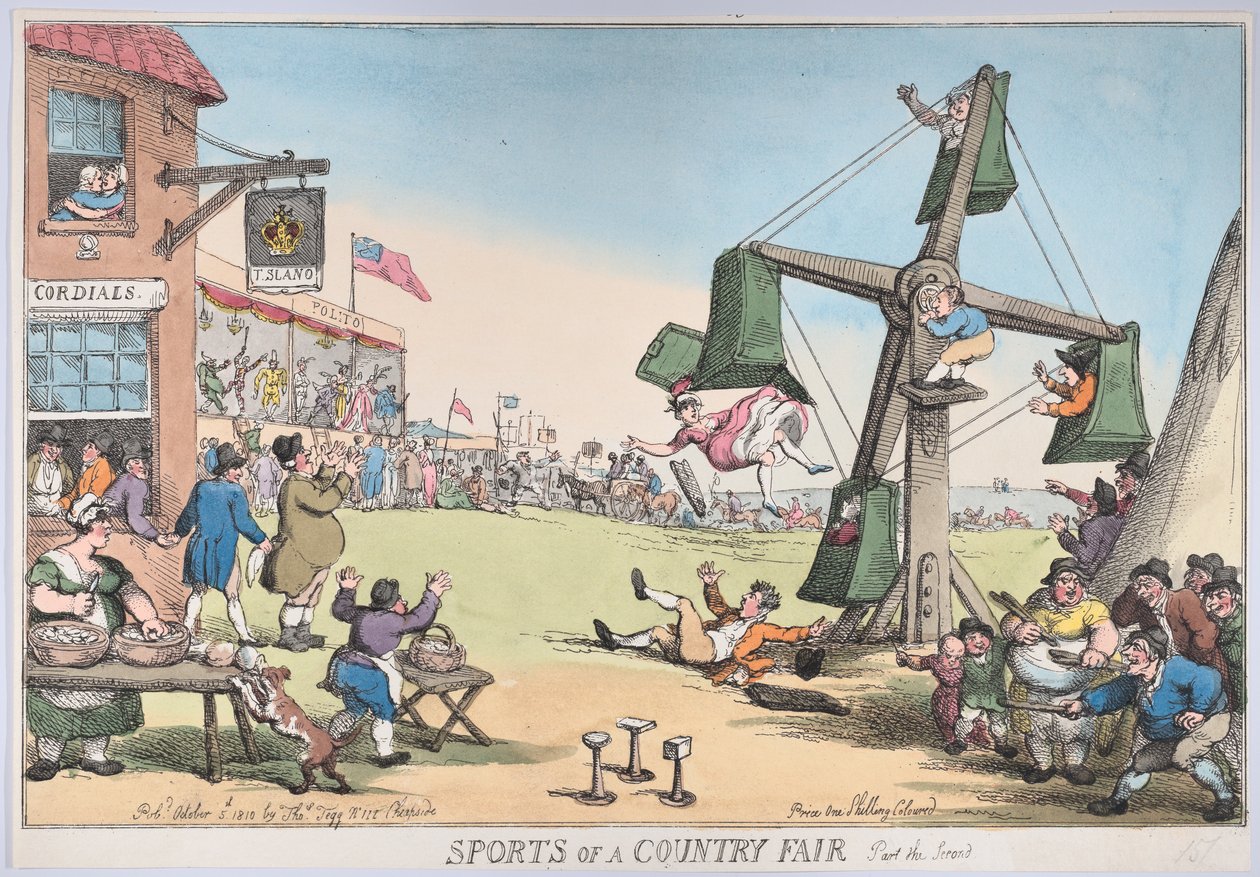 Sports of a Country Fair, Part the Second, 5. oktober 1810., 5. oktober 1810. af Thomas Rowlandson