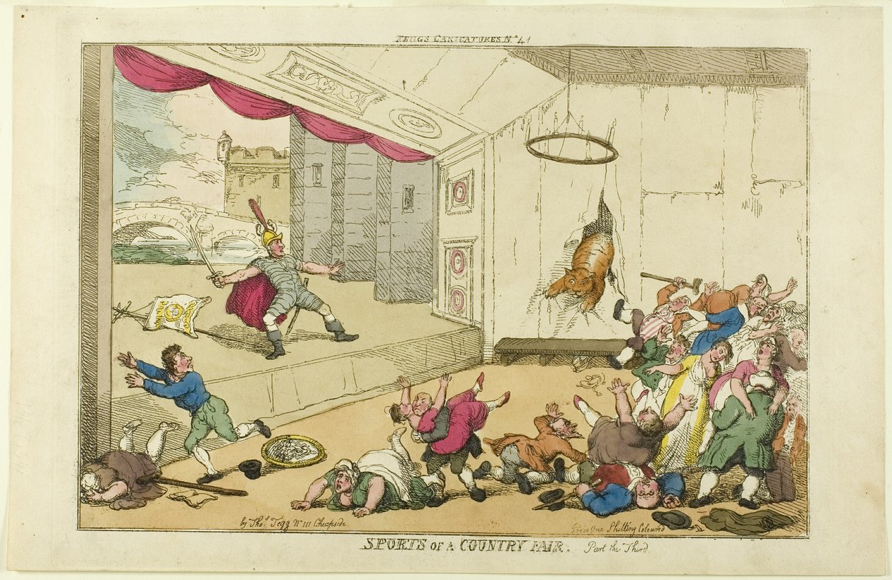 Sport på et landsstævne. Tredje del af Thomas Rowlandson