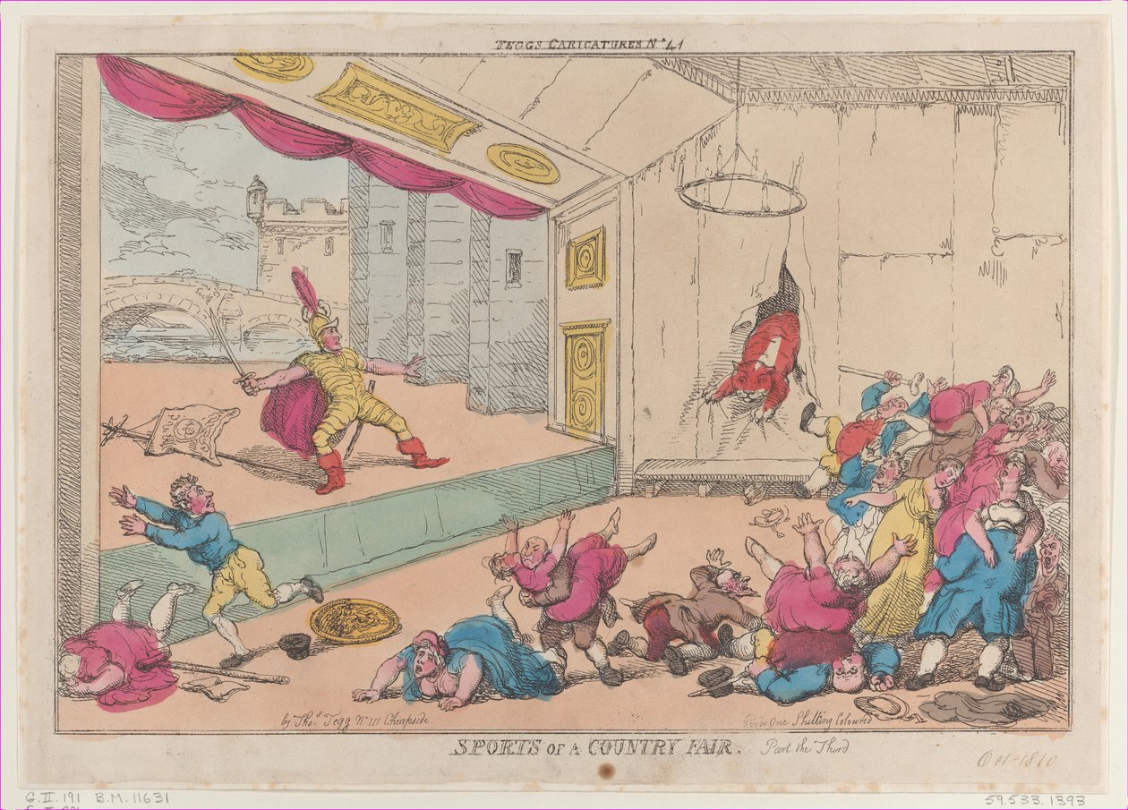 Sports of a Country Fair, del den tredje, 5. oktober 1810., 5. oktober 1810. af Thomas Rowlandson