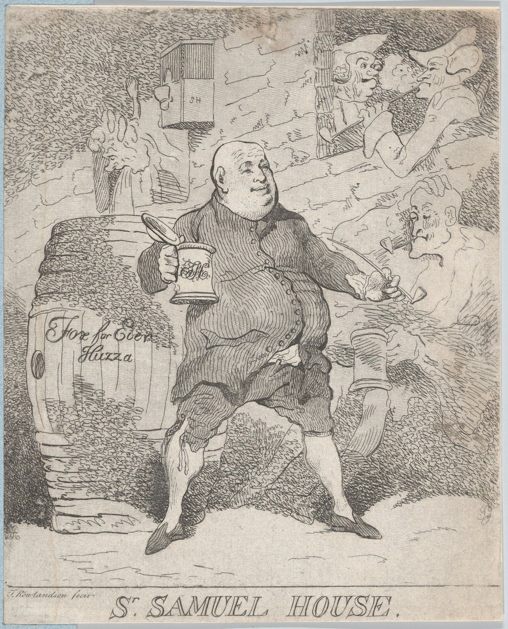 Sr. Samuel House, [1780] genudgivet 1786-91., [1780] genudgivet 1786-91. af Thomas Rowlandson
