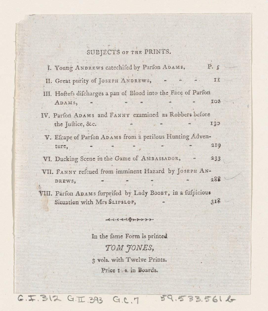 Indholdsfortegnelse: The Adventures of Joseph Andrews og hans ven Mr. Abraham Adams, 1792., 1792 af Thomas Rowlandson