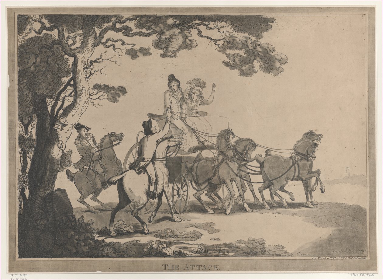 Angrebet, 1. marts 1791., 1. marts 1791. af Thomas Rowlandson