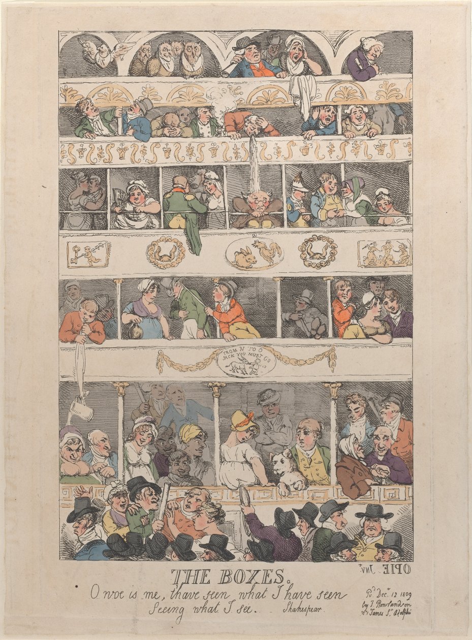 Æskerne, 12. december 1809., 12. december 1809. af Thomas Rowlandson