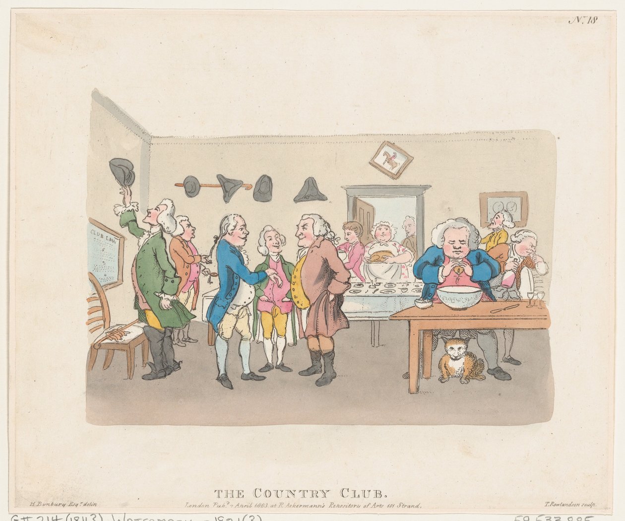 Country Club, 7. april 1803., 7. april 1803. af Thomas Rowlandson