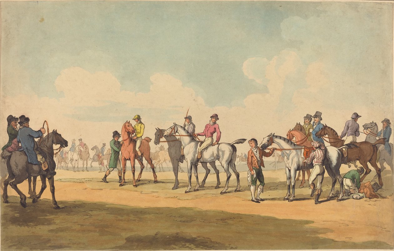 Kurset, formentlig 1789. af Thomas Rowlandson