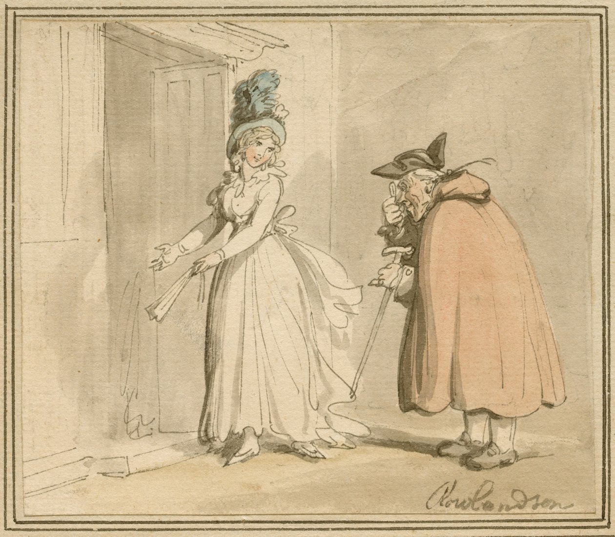 Kurtisanen af Thomas Rowlandson