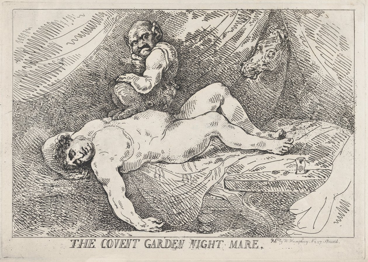 The Covent Garden Night Mare, 20. april 1784., 20. april 1784. af Thomas Rowlandson