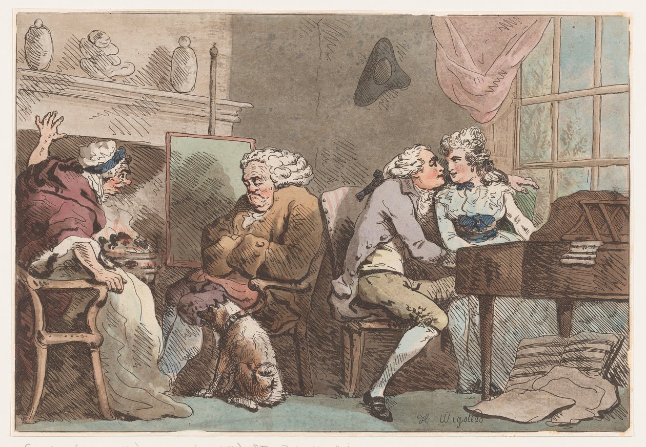 Opdagelsen, 15. juni 1796., 15. juni 1796. af Thomas Rowlandson