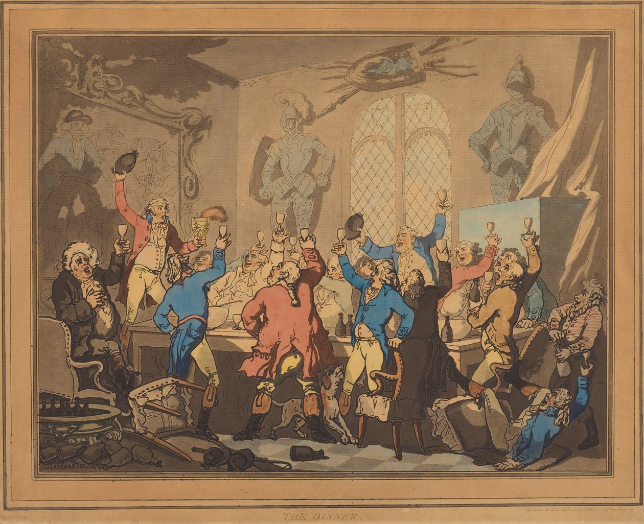 Middagen af Thomas Rowlandson