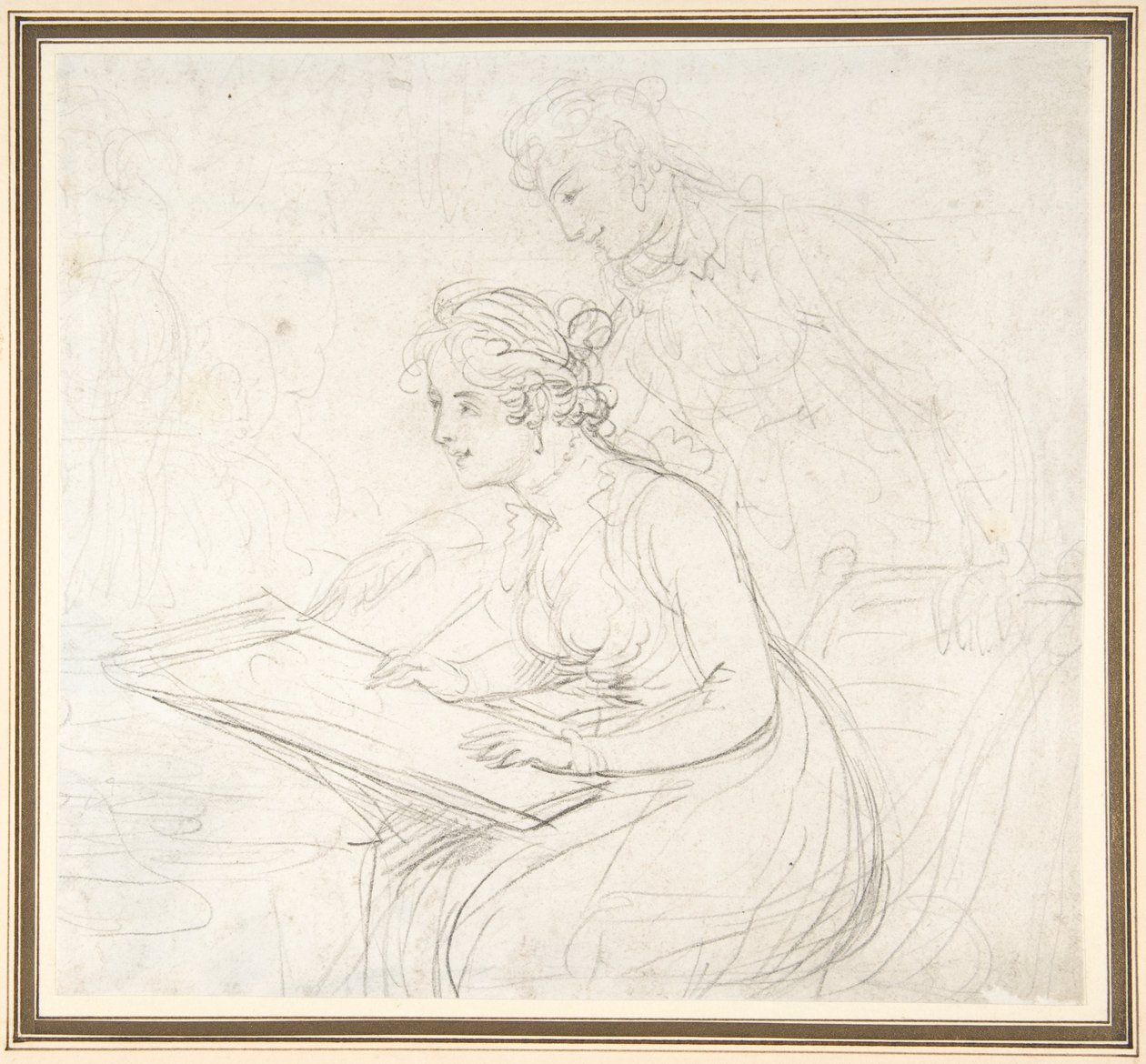 Tegnelektionen af Thomas Rowlandson