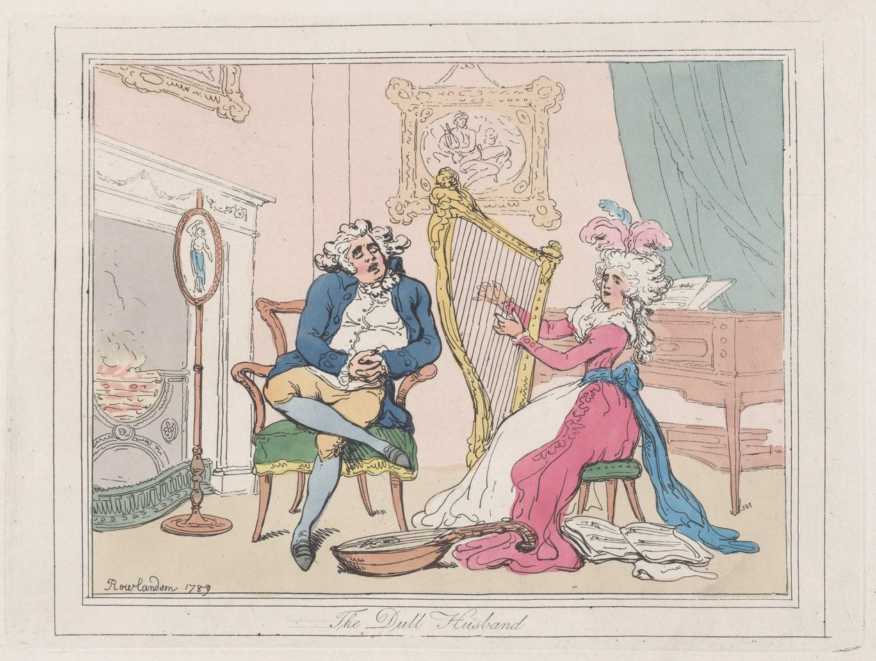 Den kedelige ægtemand, 1789., 1789. af Thomas Rowlandson