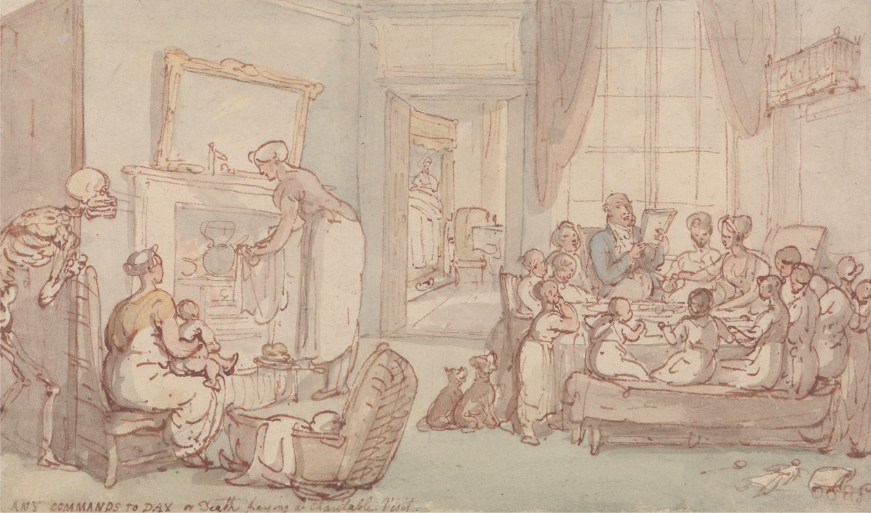 Børnenes familie af Thomas Rowlandson