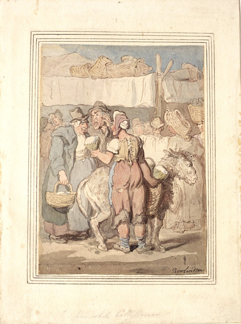 Det fine hvide blomkålshoved af Thomas Rowlandson