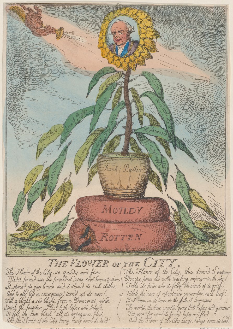 Byens Blomst, 10. April 1809., 10. April 1809. af Thomas Rowlandson