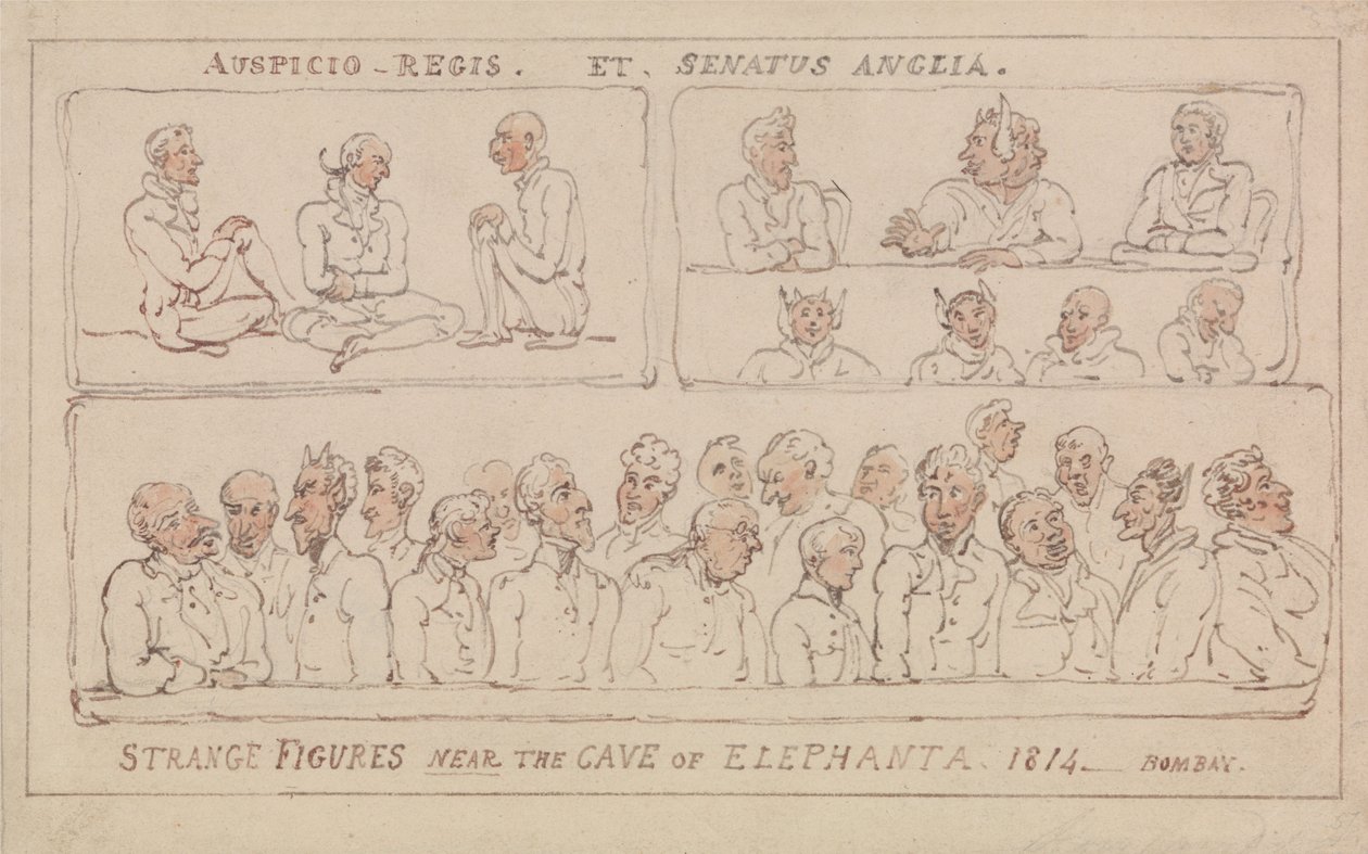 Stormesteren eller Qui His eventyr i Hindostan af Thomas Rowlandson