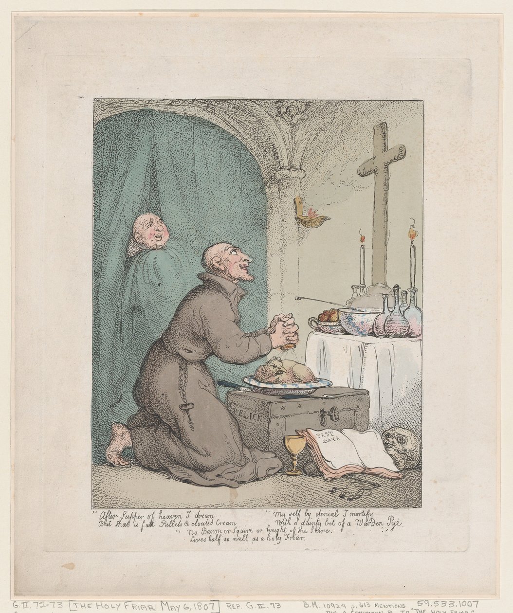 Den hellige bror, 6. maj 1807., 6. maj 1807. af Thomas Rowlandson