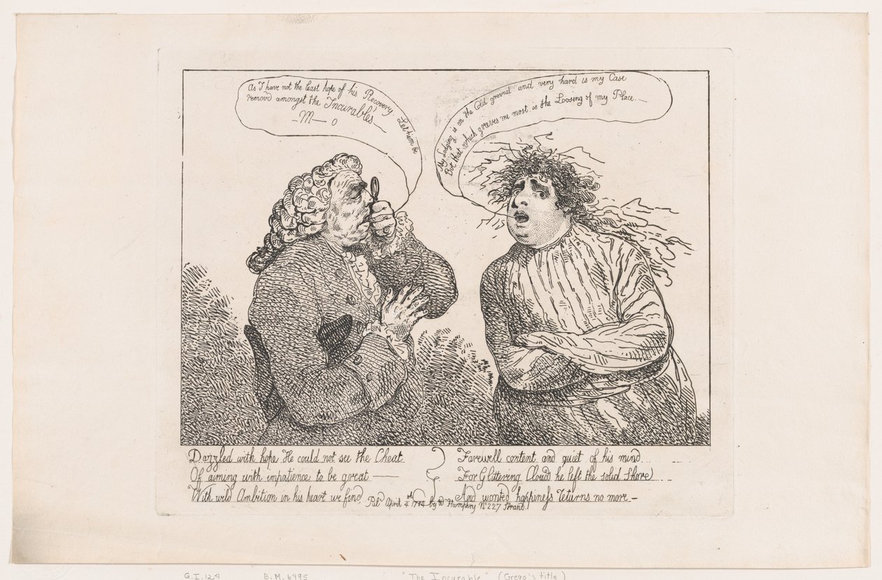 De uhelbredelige, 4. april 1784., 4. april 1784. af Thomas Rowlandson