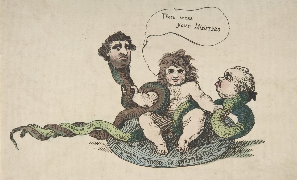 The Infant Hercules, 3. februar 1784., 3. februar 1784. af Thomas Rowlandson