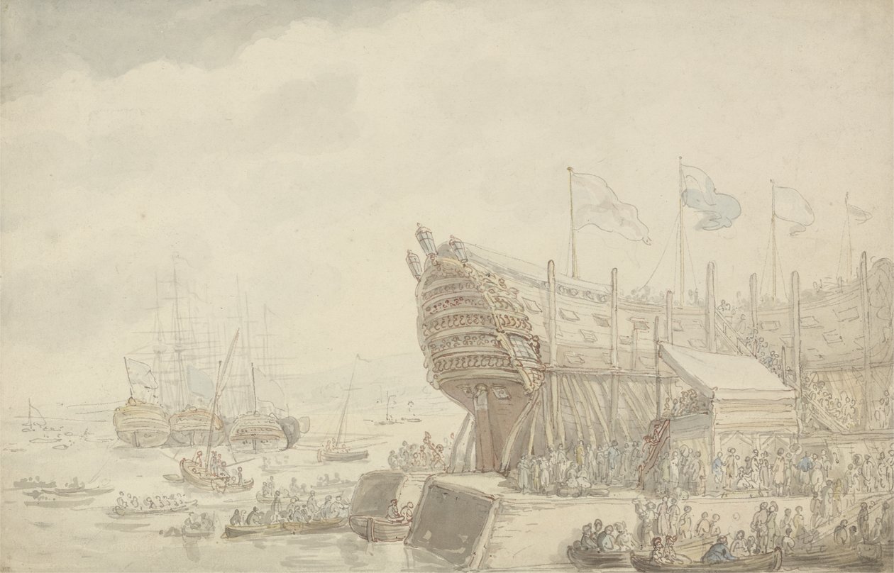 Lanceringen af H.M.S. 