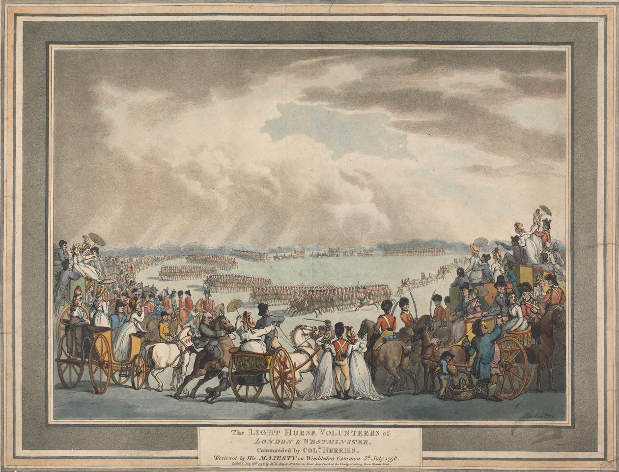 Frivilligorganisationen »The Light House« i London og Westminster af Thomas Rowlandson