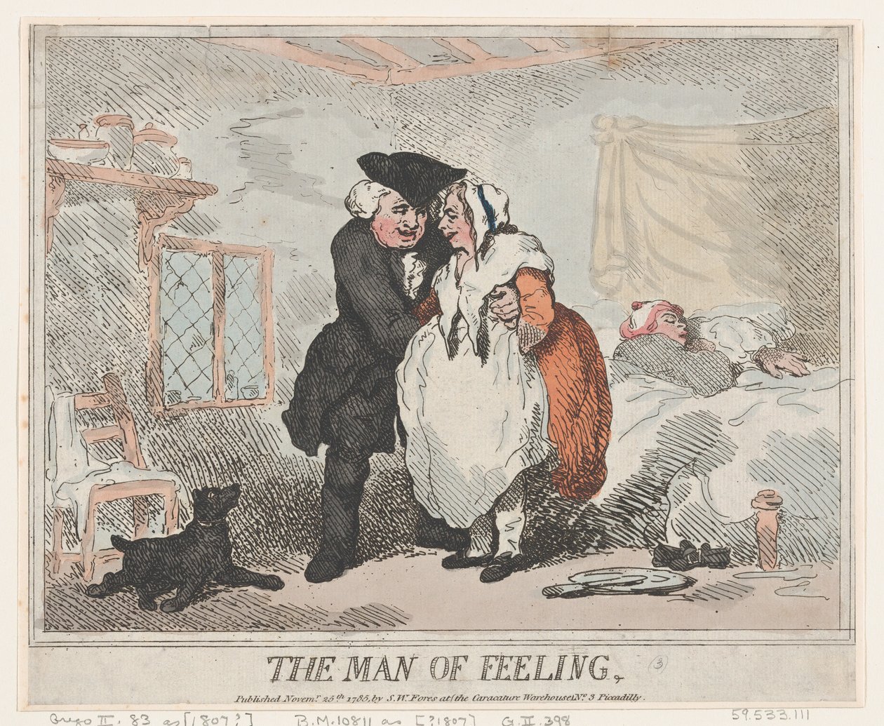 Følelsens mand, 25. november 1785., 25. november 1785. af Thomas Rowlandson