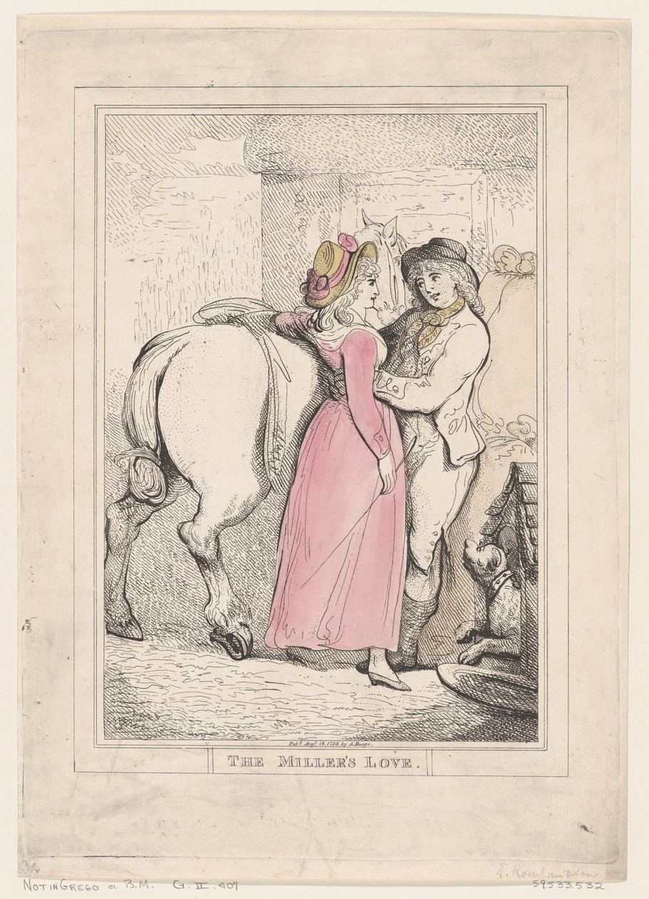 Møllerens kærlighed, 18. august 1798., 18. august 1798. af Thomas Rowlandson