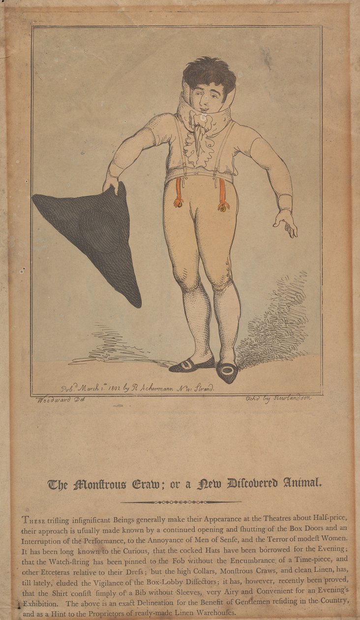 »The Monstrous Craw«; eller et nyopdaget dyr af Thomas Rowlandson