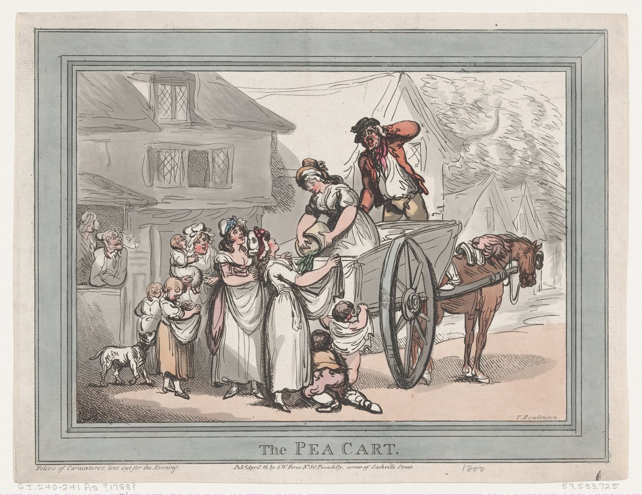 Ærtevognen, 16. april 1788., 16. april 1788. af Thomas Rowlandson