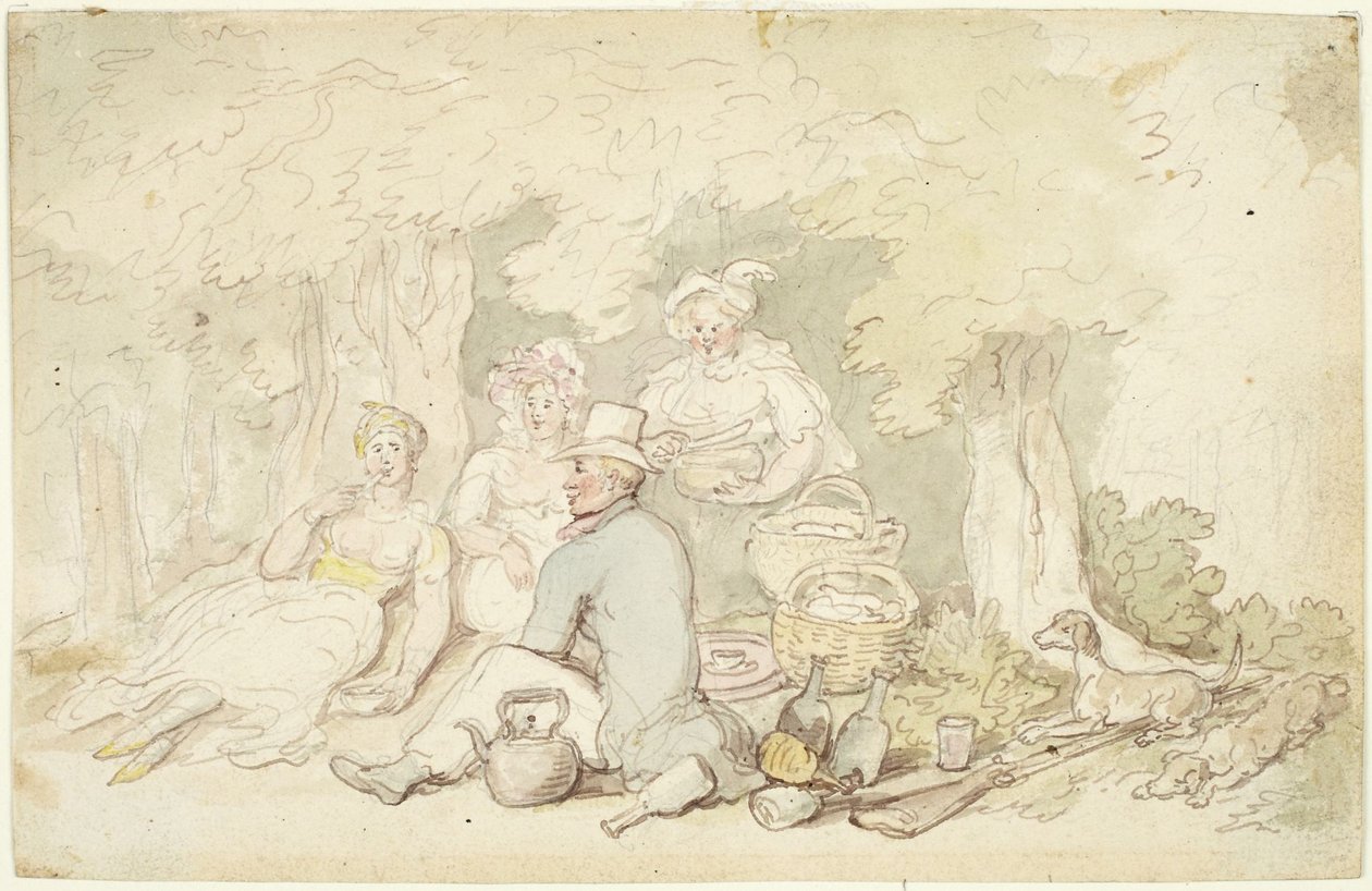 Pic-nic af Thomas Rowlandson