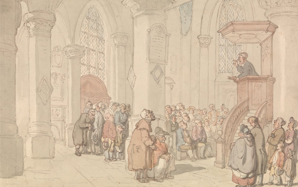 Prædikanten af Thomas Rowlandson
