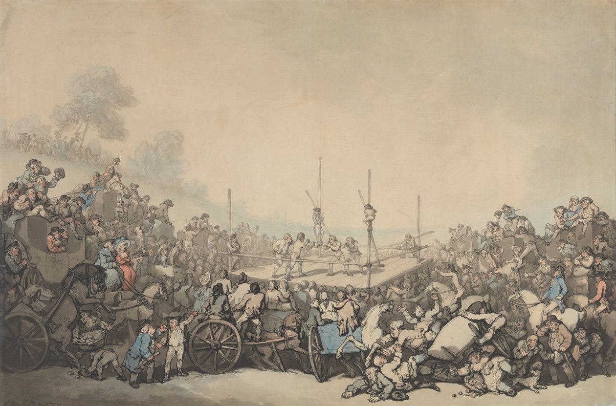 Præmiekampen af Thomas Rowlandson