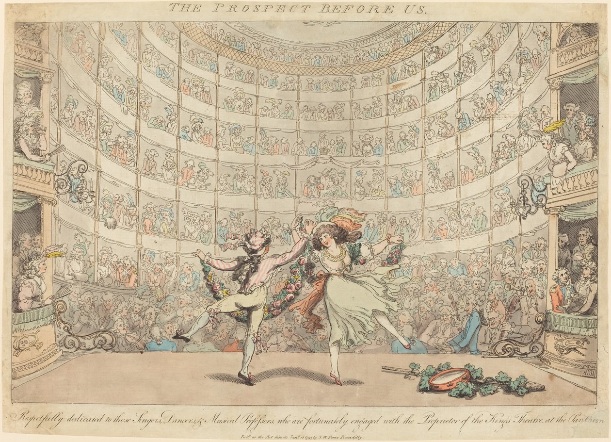 Udsigten foran os, nr. 2 af Thomas Rowlandson