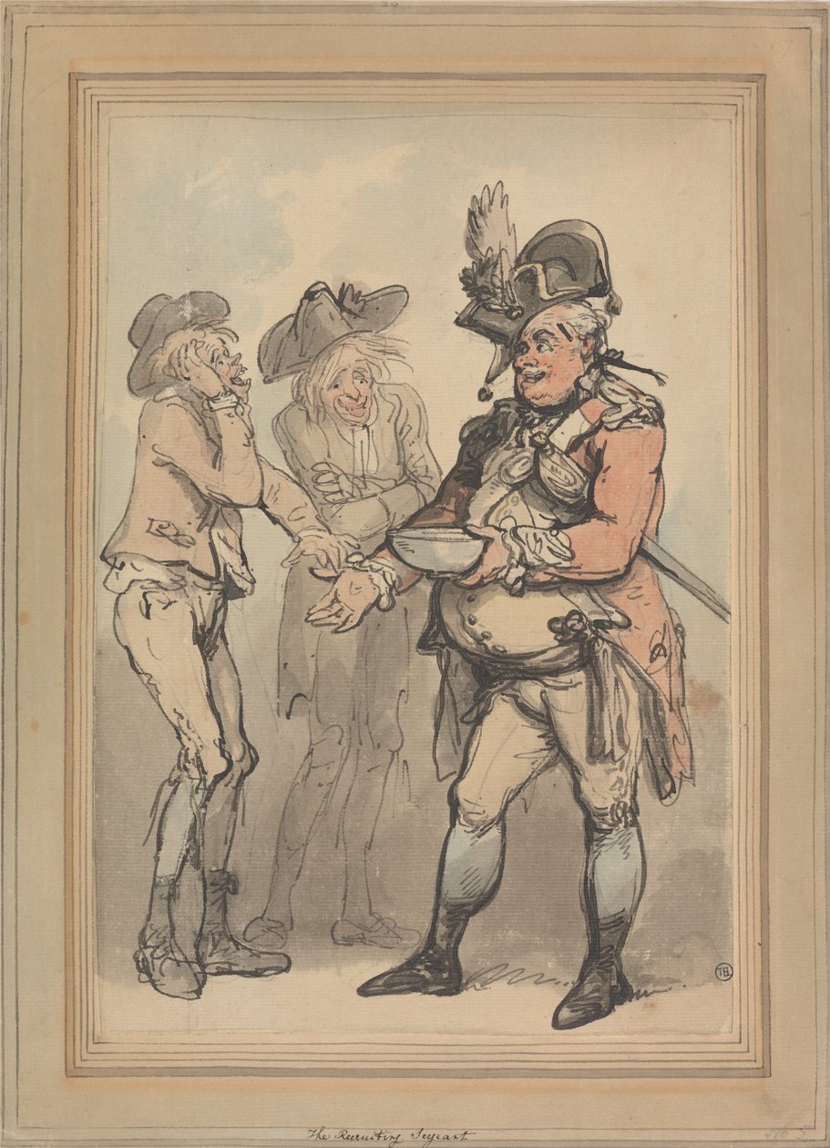 Rekrutteringssergenten af Thomas Rowlandson