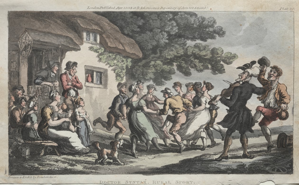 Rev. Dr. Syntaks Rural Sport af Thomas Rowlandson