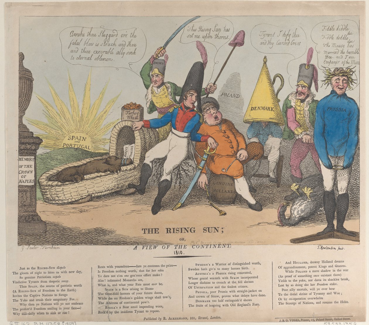 The Rising Sun, eller en udsigt over kontinentet, 28. august 1810., 28. august 1810. af Thomas Rowlandson