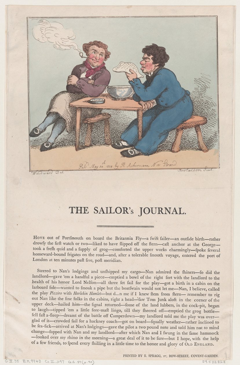 Sømandsbladet, 20. maj 1802., 20. maj 1802. af Thomas Rowlandson