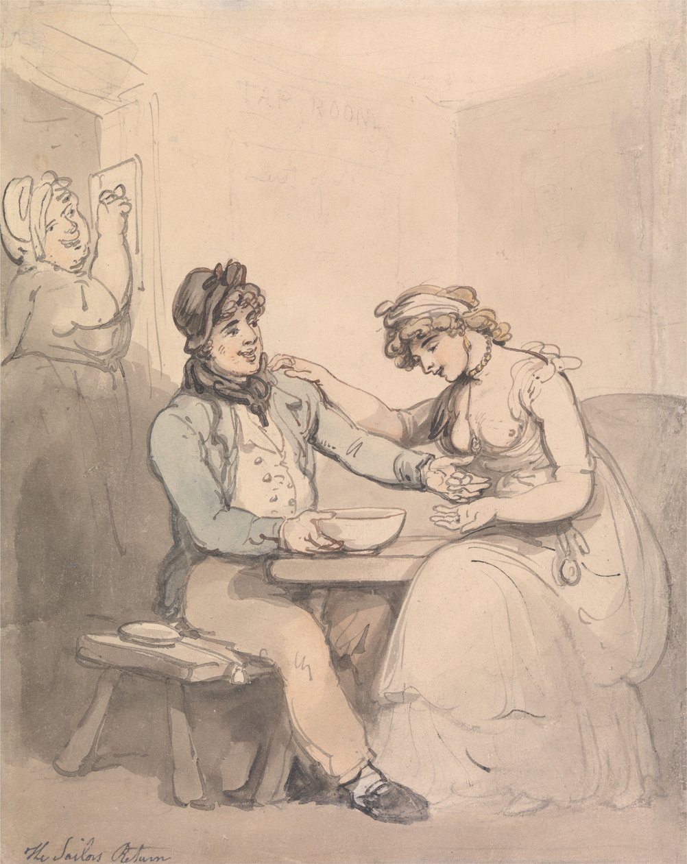 Sømandens hjemkomst af Thomas Rowlandson