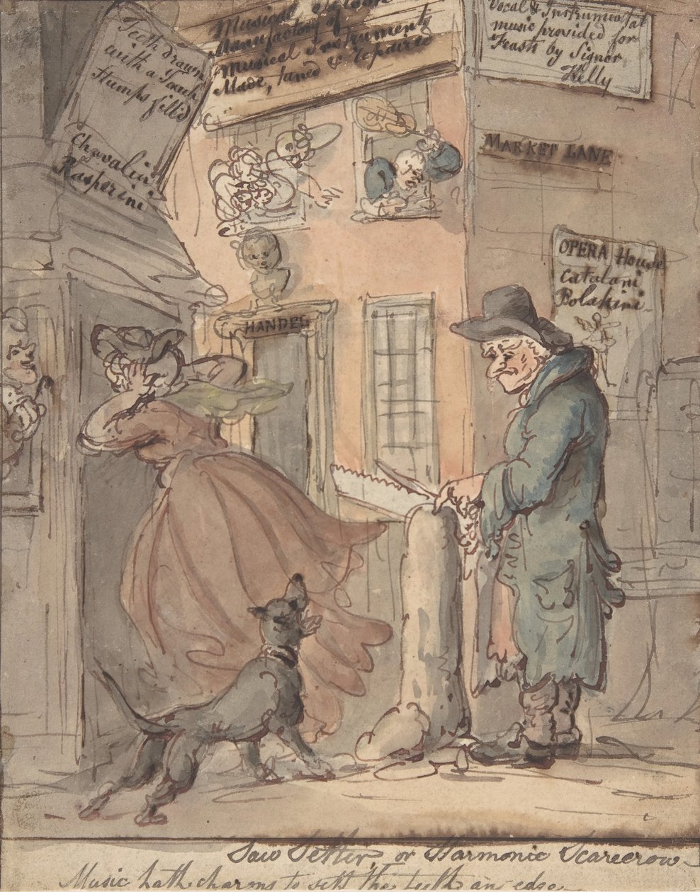 Savsætteren, 1780-1827. af Thomas Rowlandson