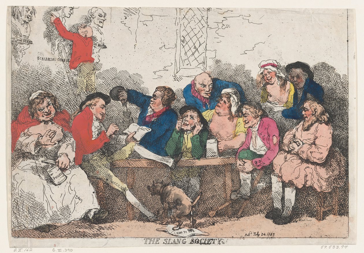 Slangselskabet, 24. juli 1785., 24. juli 1785. af Thomas Rowlandson
