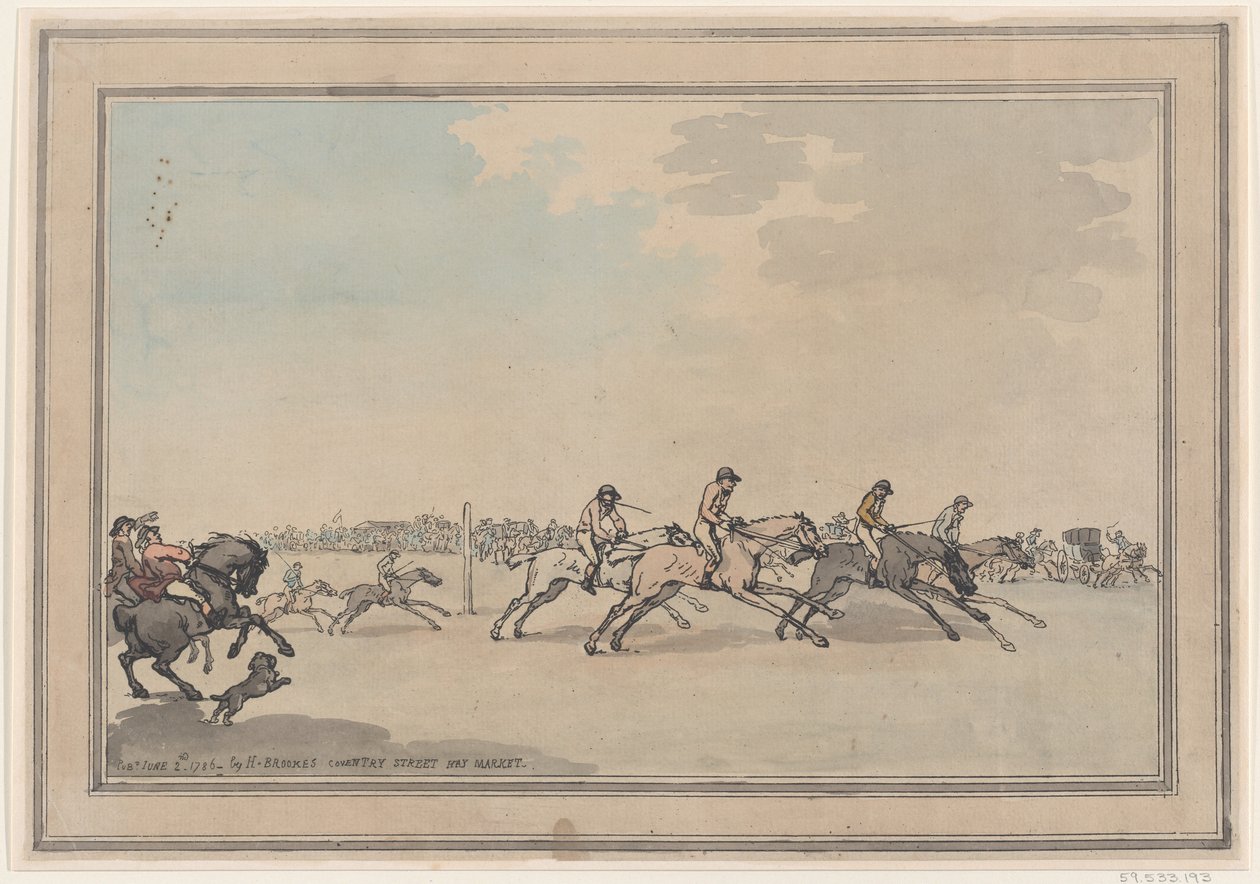 Starten, 21. juni 1786., 21. juni 1786. af Thomas Rowlandson