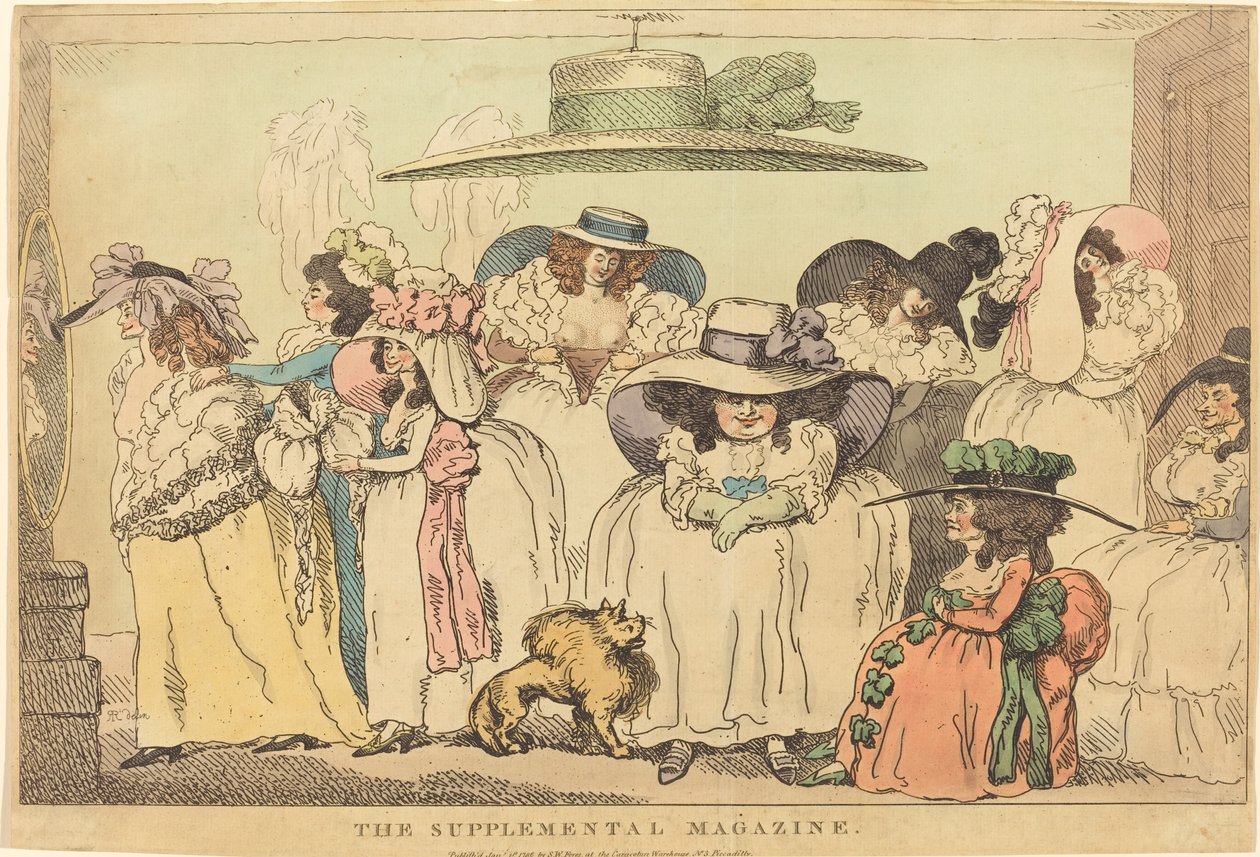 Det supplerende magasin af Thomas Rowlandson