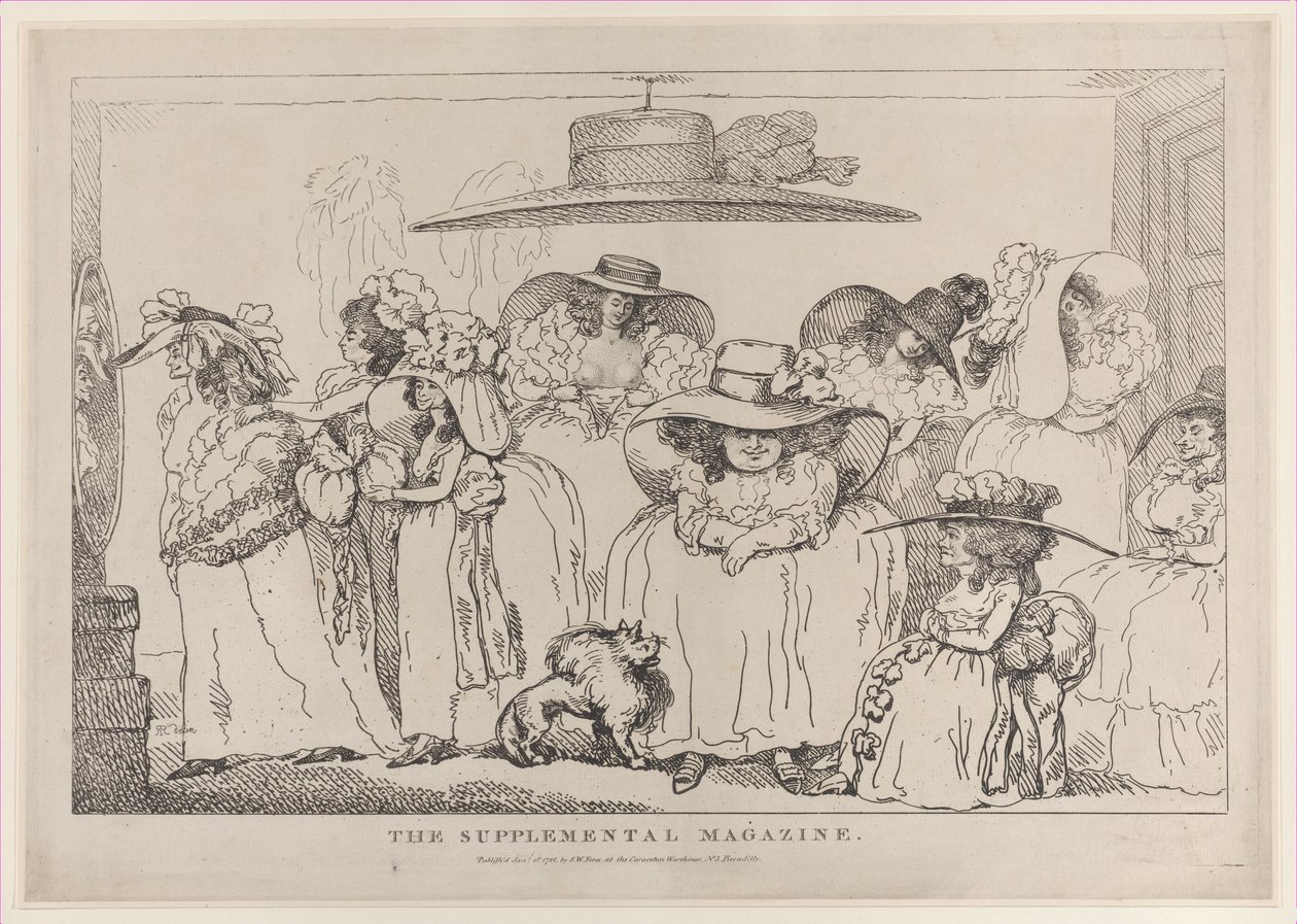 Tillægsmagasinet, 1. januar 1786., 1. januar 1786. af Thomas Rowlandson