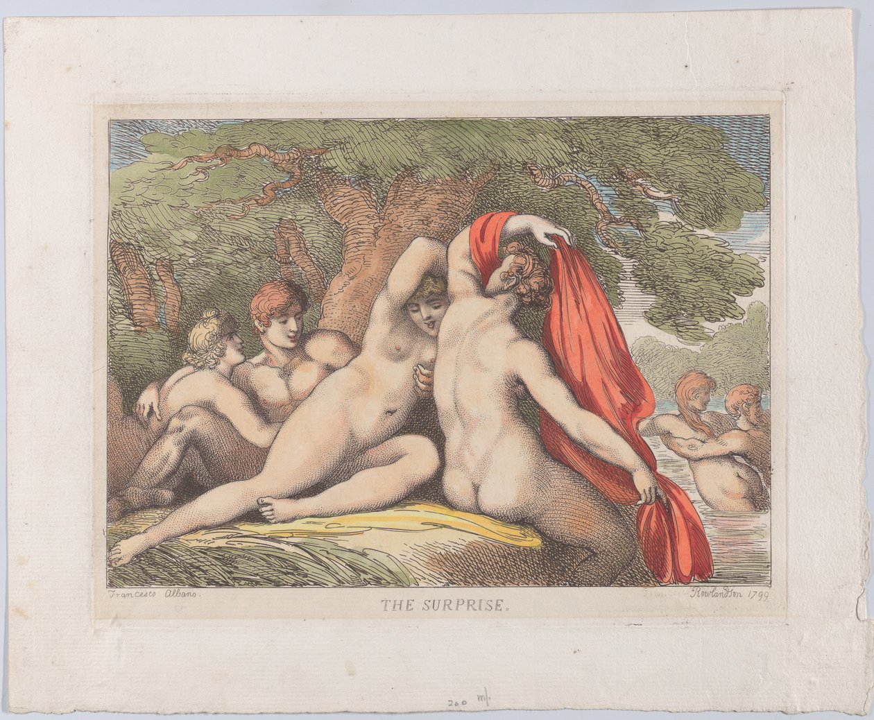 Overraskelsen, 1799., 1799. af Thomas Rowlandson
