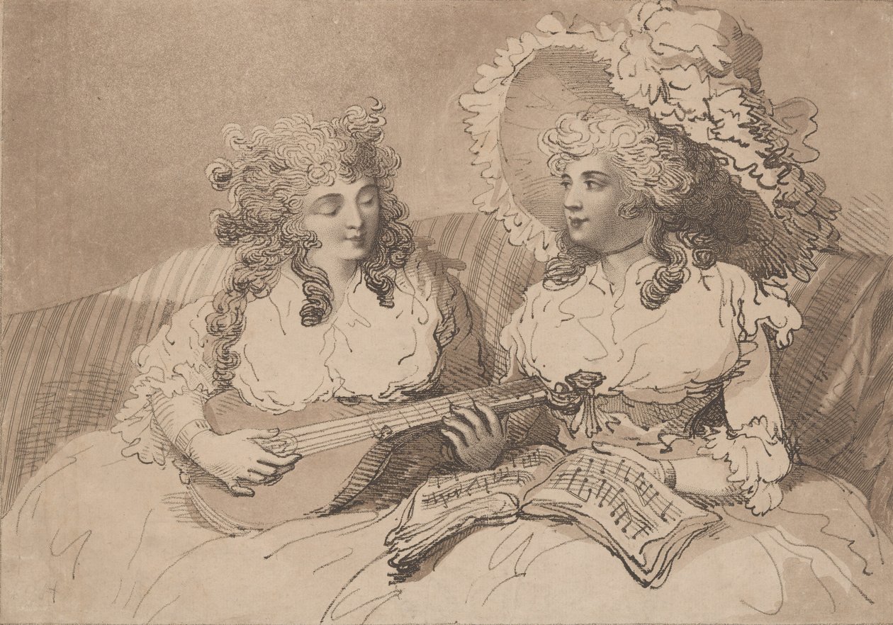The Syrens, 10. april 1787., 10. april 1787. af Thomas Rowlandson