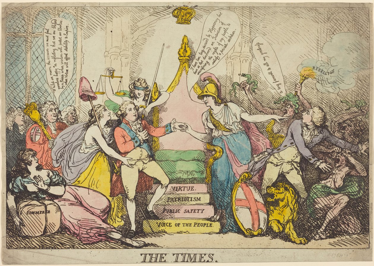 The Times af Thomas Rowlandson