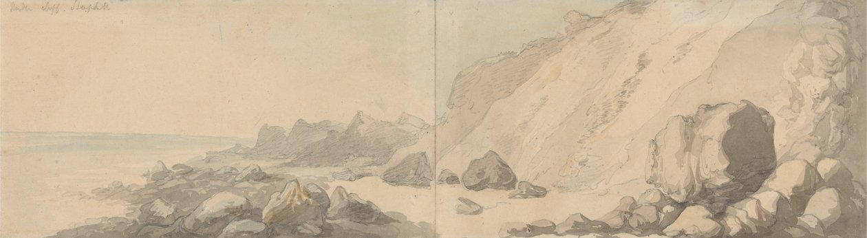 The Undercliff, Steephill, Isle of Wight af Thomas Rowlandson