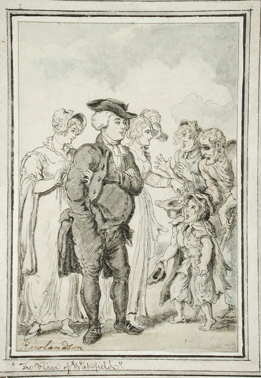 Præsten i Wakefield af Thomas Rowlandson