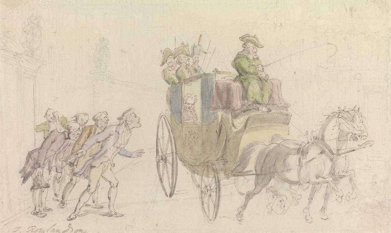 The Vicar of Wakefield: Attention on a Nobleman af Thomas Rowlandson