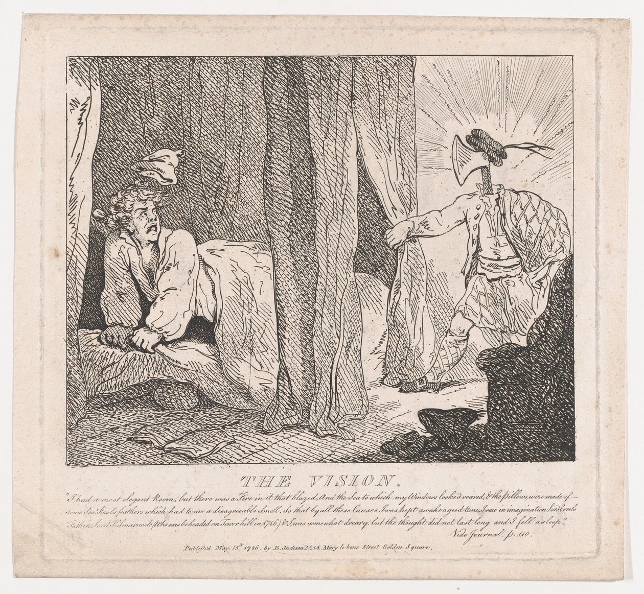 The Vision Picturesque Beautys of Boswell, Part the Second, 15. maj 1786., 15. maj 1786. af Thomas Rowlandson