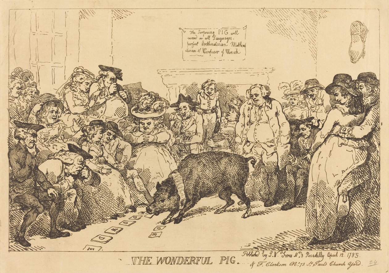 Den vidunderlige gris af Thomas Rowlandson